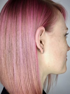 Pink-hair-colour-at-best-hair-colour-salon-in-Queensland